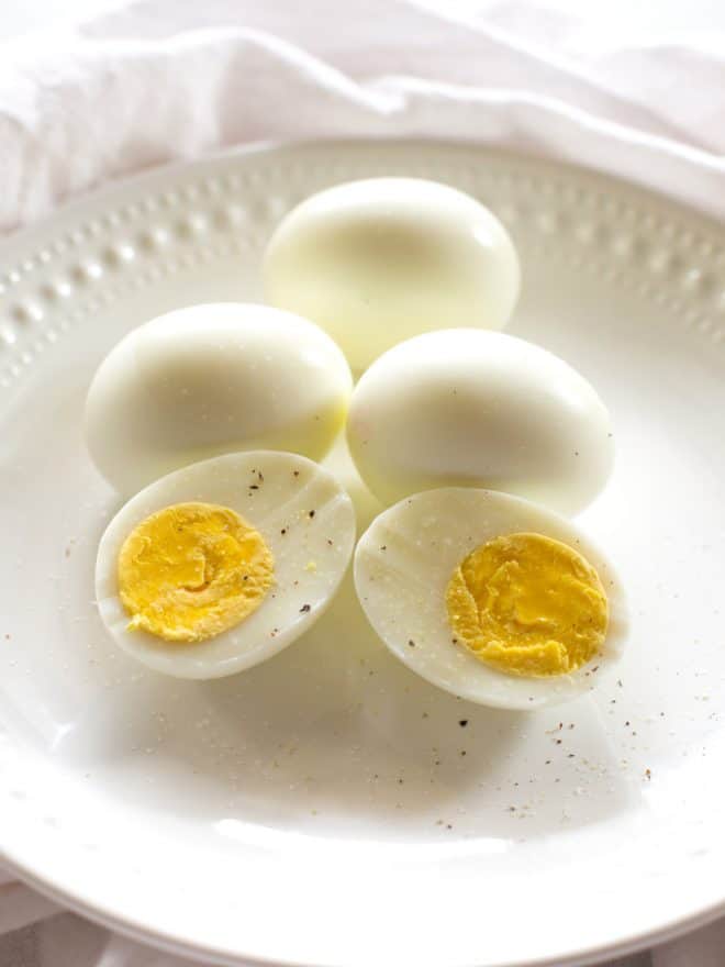 some hard boiled eggs